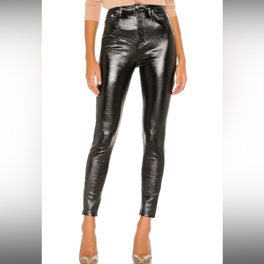Free people coated skinny Jean